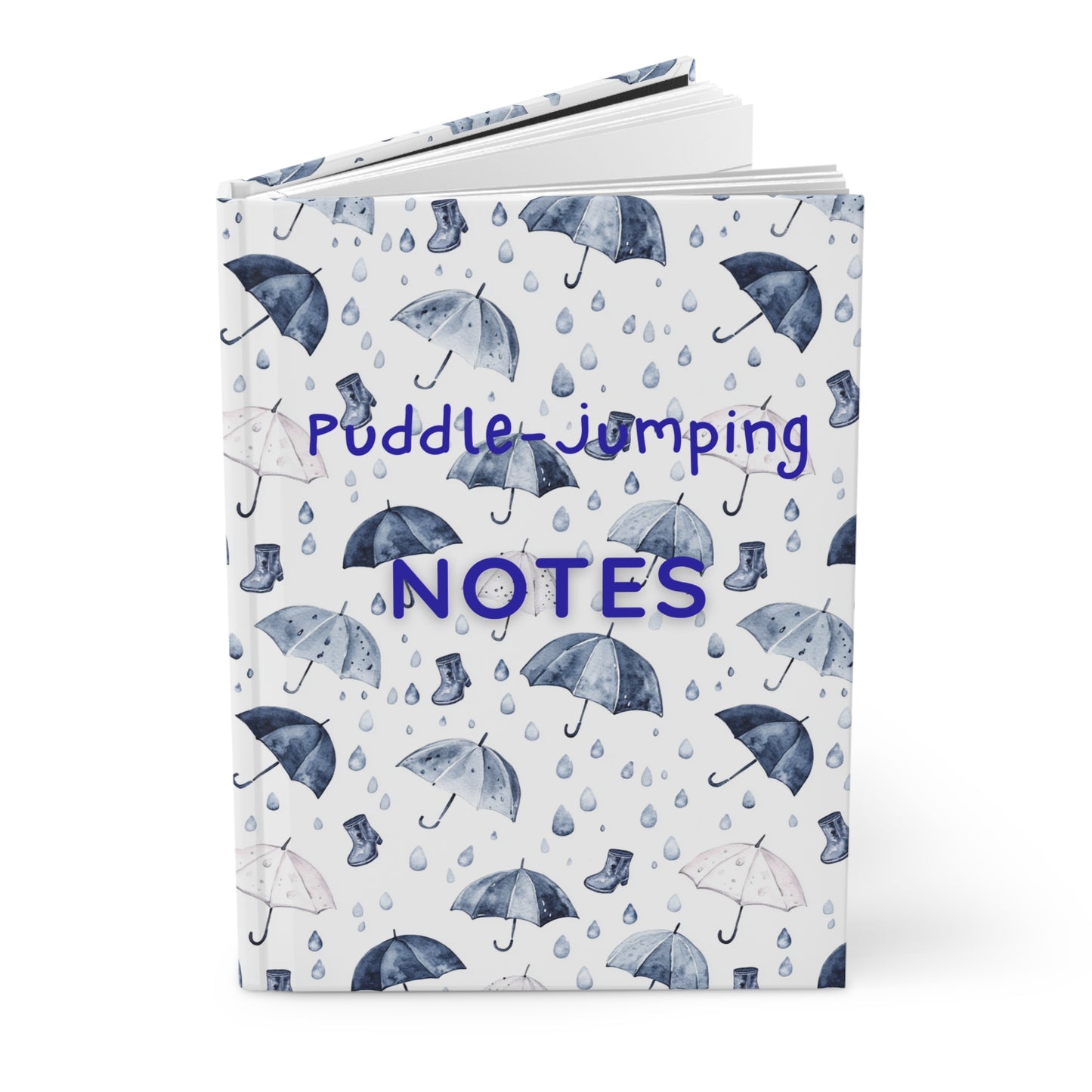 RAINY Day Journal, Puddle Jumping Notes, Gift for Nature Lovers, Rainy Day Decor, Stationery for Fun