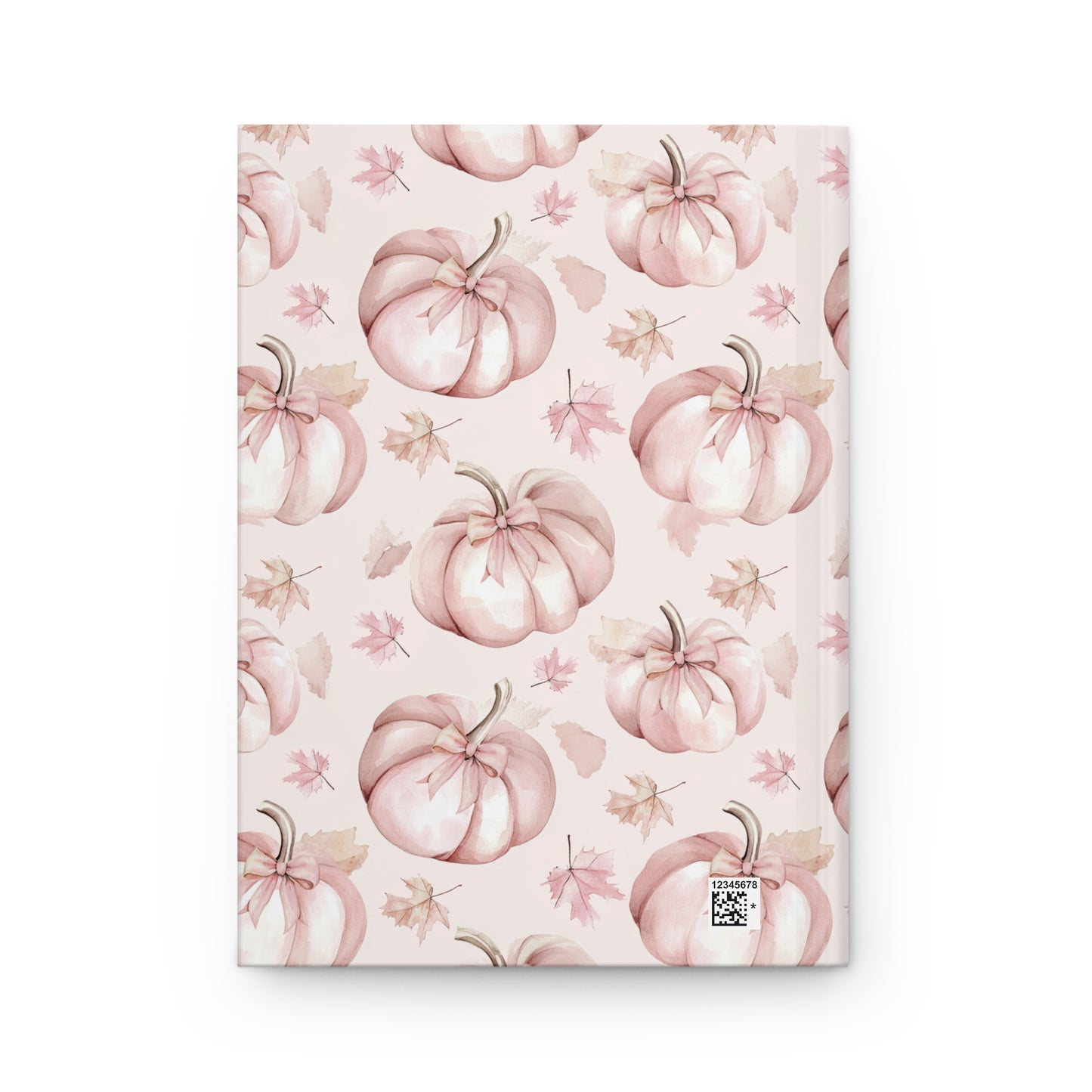 Autumn-Themed Hardcover Journal with Pumpkin Design, Seasonal Notes, Fall Gift, Writing Journal, Autumn Wishes