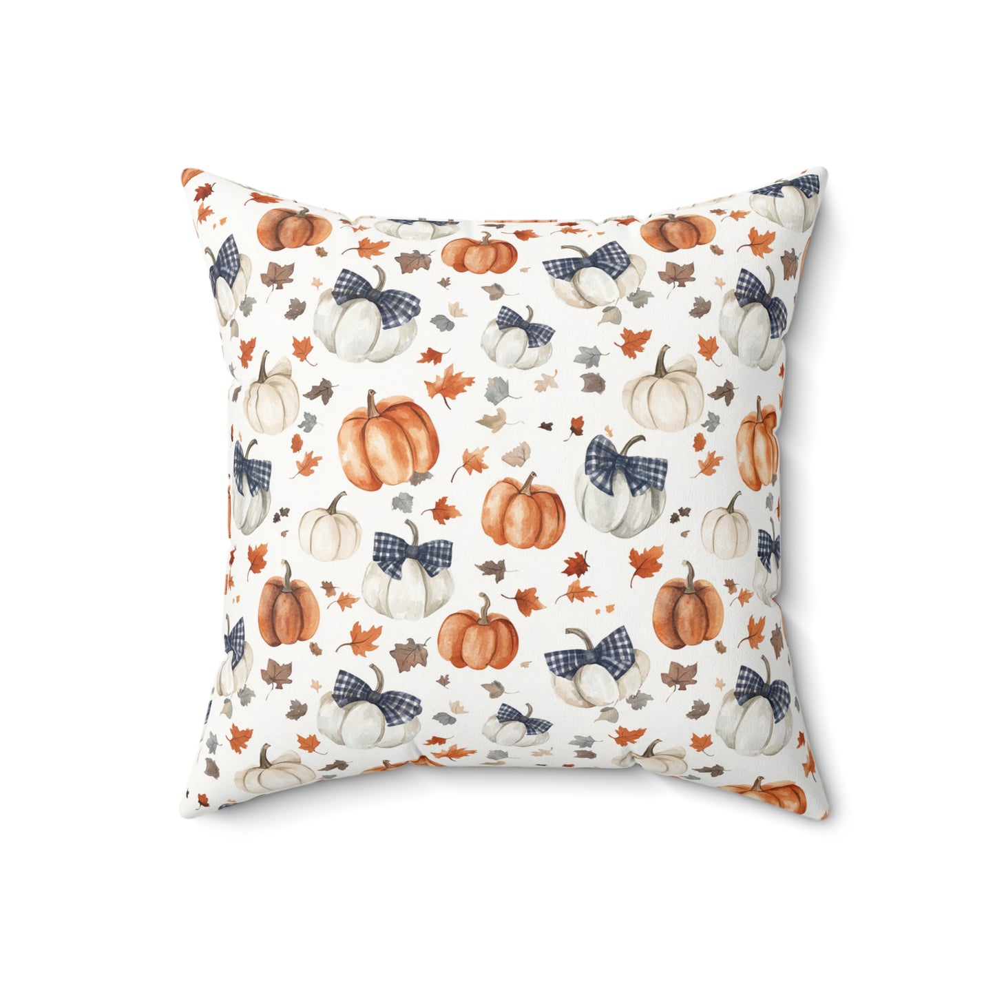 Autumn Pumpkin Throw Pillow, Cozy Fall Decor, Halloween Cushion, Farmhouse Style Pillow, Seasonal Home Accent