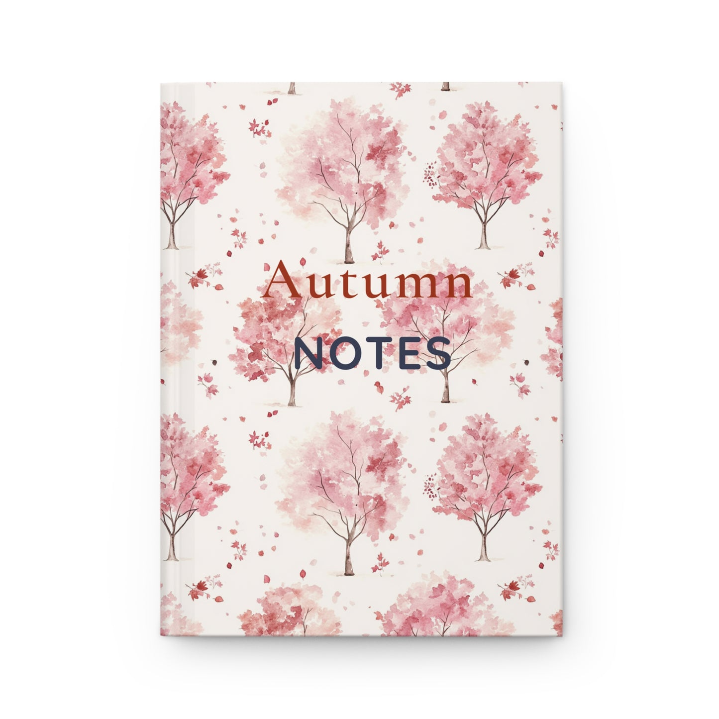 Autumn Floral Hardcover Journal for Notes, Nature-Inspired Notebook, Gift for Writers, Diary, Fall Decor