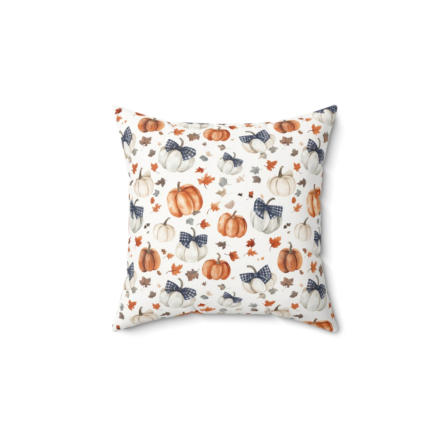 Autumn Pumpkin Throw Pillow, Cozy Fall Decor, Halloween Cushion, Farmhouse Style Pillow, Seasonal Home Accent