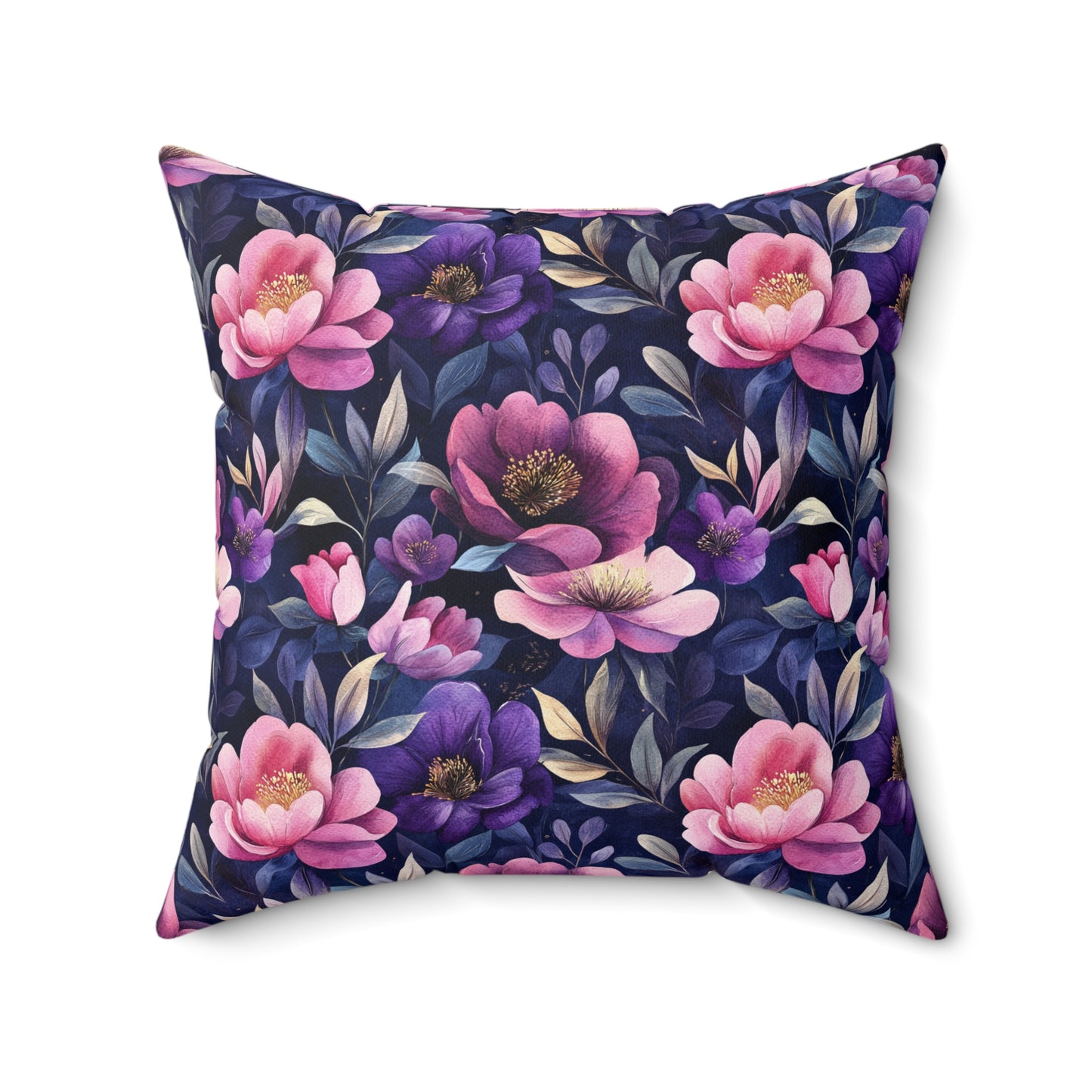 Floral Decorative Pillow - Cozy Floral Cushion, Accent Throw Pillow, Home Decor, Flower Print Pillow, Grandma Gift, Living Room
