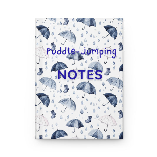 RAINY Day Journal, Puddle Jumping Notes, Gift for Nature Lovers, Rainy Day Decor, Stationery for Fun