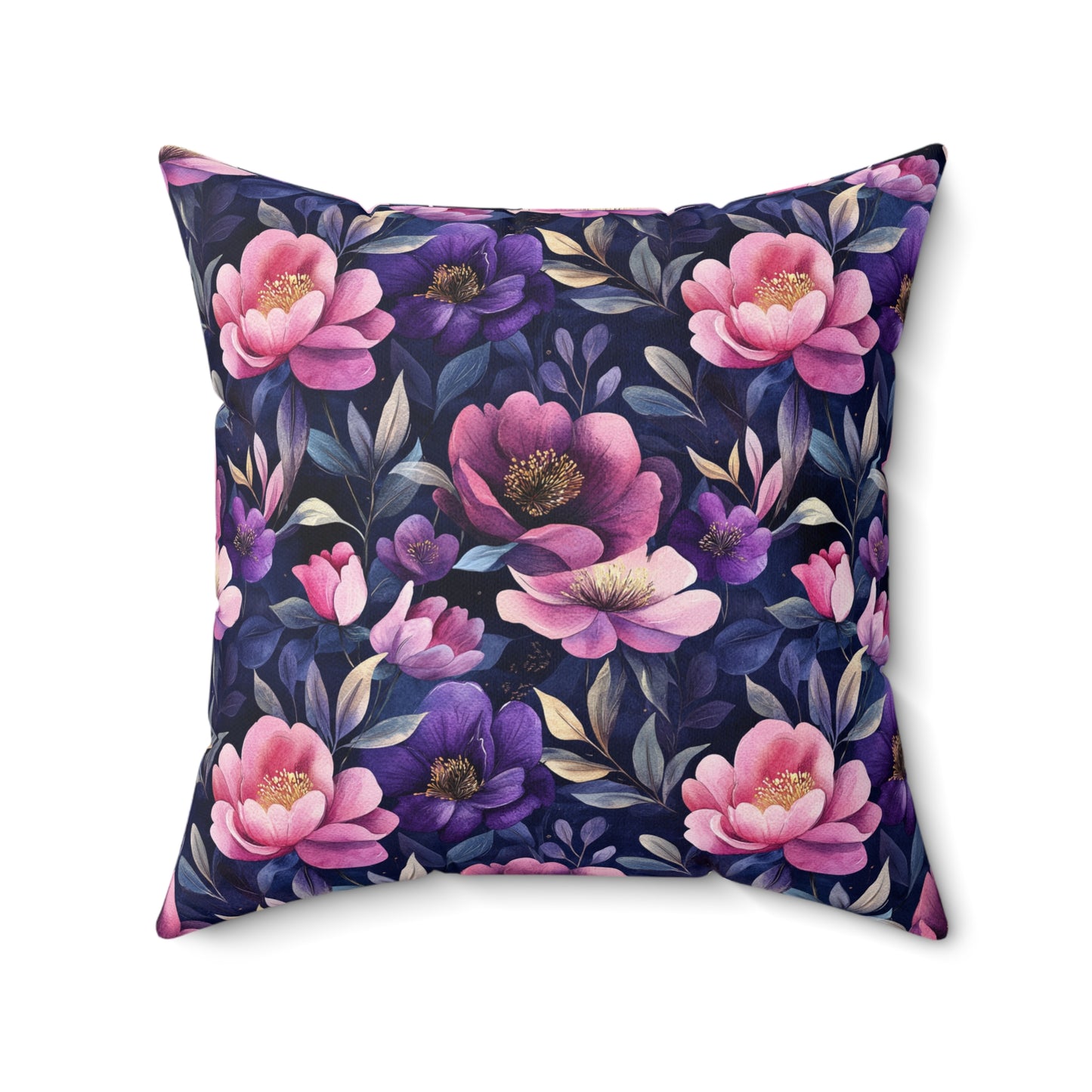 Floral Decorative Pillow - Cozy Floral Cushion, Accent Throw Pillow, Home Decor, Flower Print Pillow, Grandma Gift, Living Room