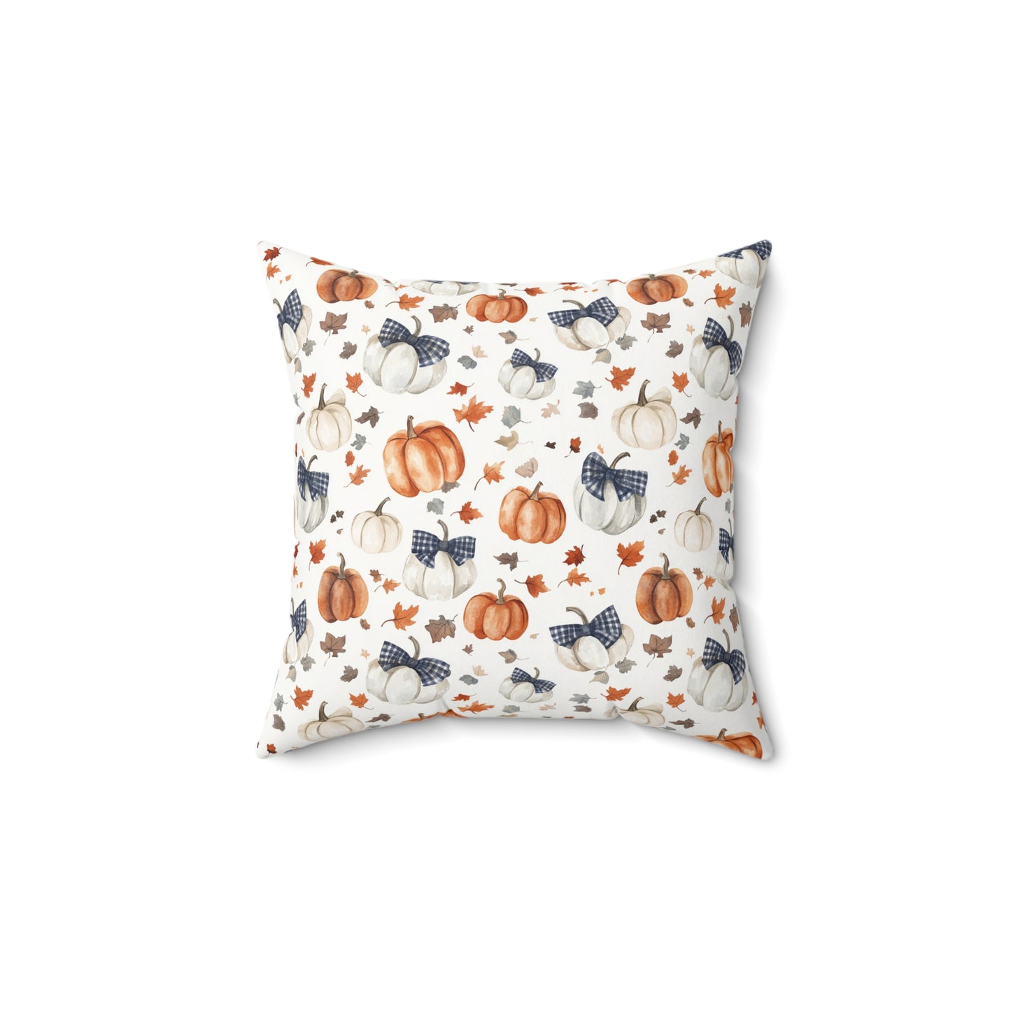 Autumn Pumpkin Throw Pillow, Cozy Fall Decor, Halloween Cushion, Farmhouse Style Pillow, Seasonal Home Accent