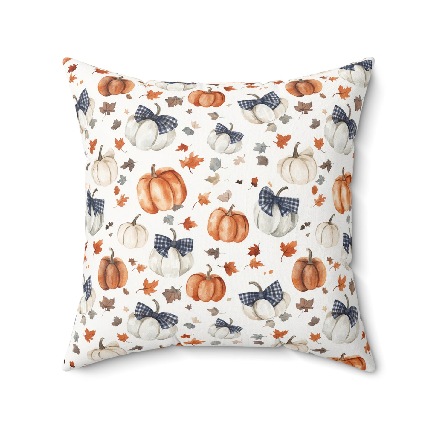 Autumn Pumpkin Throw Pillow, Cozy Fall Decor, Halloween Cushion, Farmhouse Style Pillow, Seasonal Home Accent