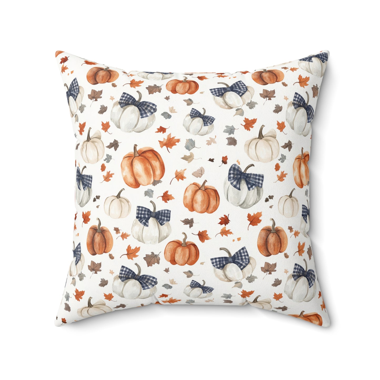 Autumn Pumpkin Throw Pillow, Cozy Fall Decor, Halloween Cushion, Farmhouse Style Pillow, Seasonal Home Accent