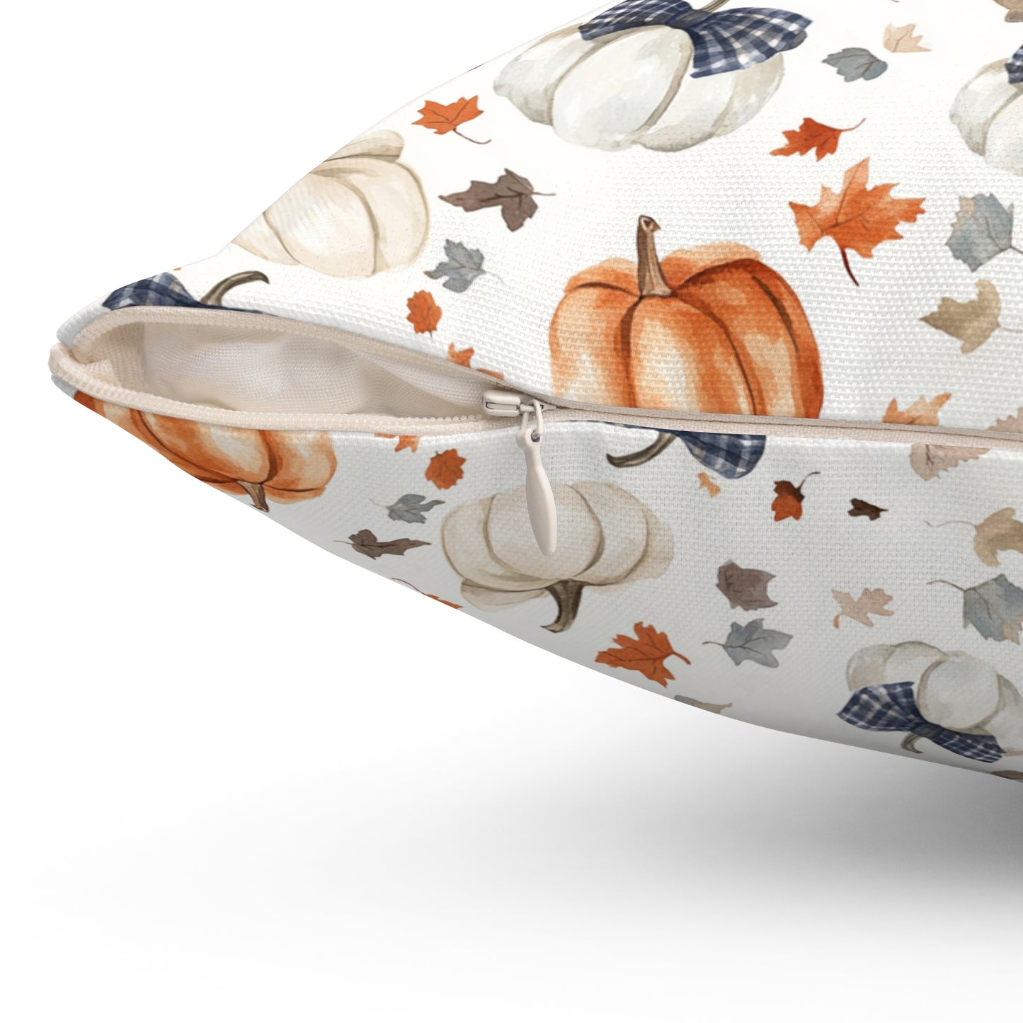 Autumn Pumpkin Throw Pillow, Cozy Fall Decor, Halloween Cushion, Farmhouse Style Pillow, Seasonal Home Accent