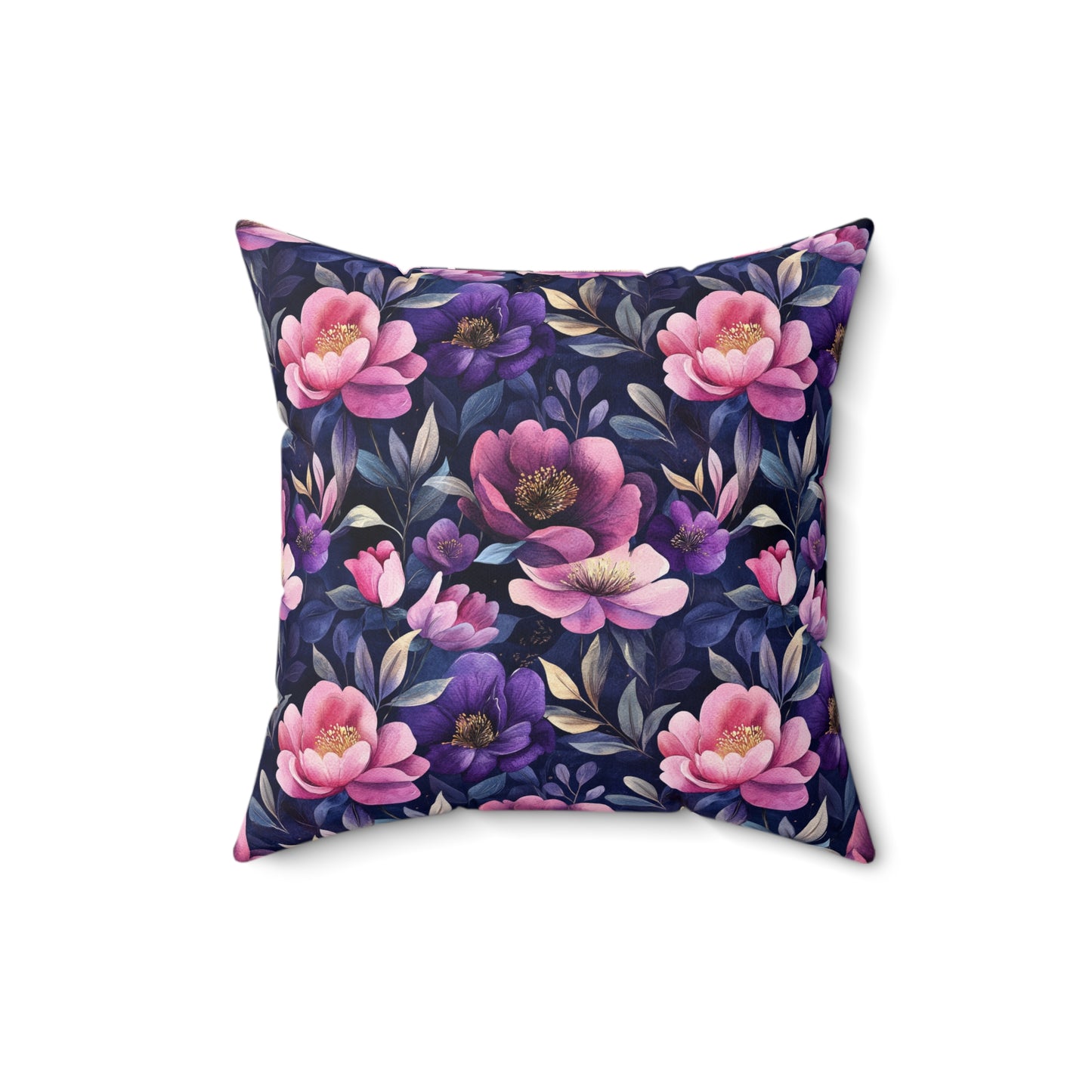 Floral Decorative Pillow - Cozy Floral Cushion, Accent Throw Pillow, Home Decor, Flower Print Pillow, Grandma Gift, Living Room