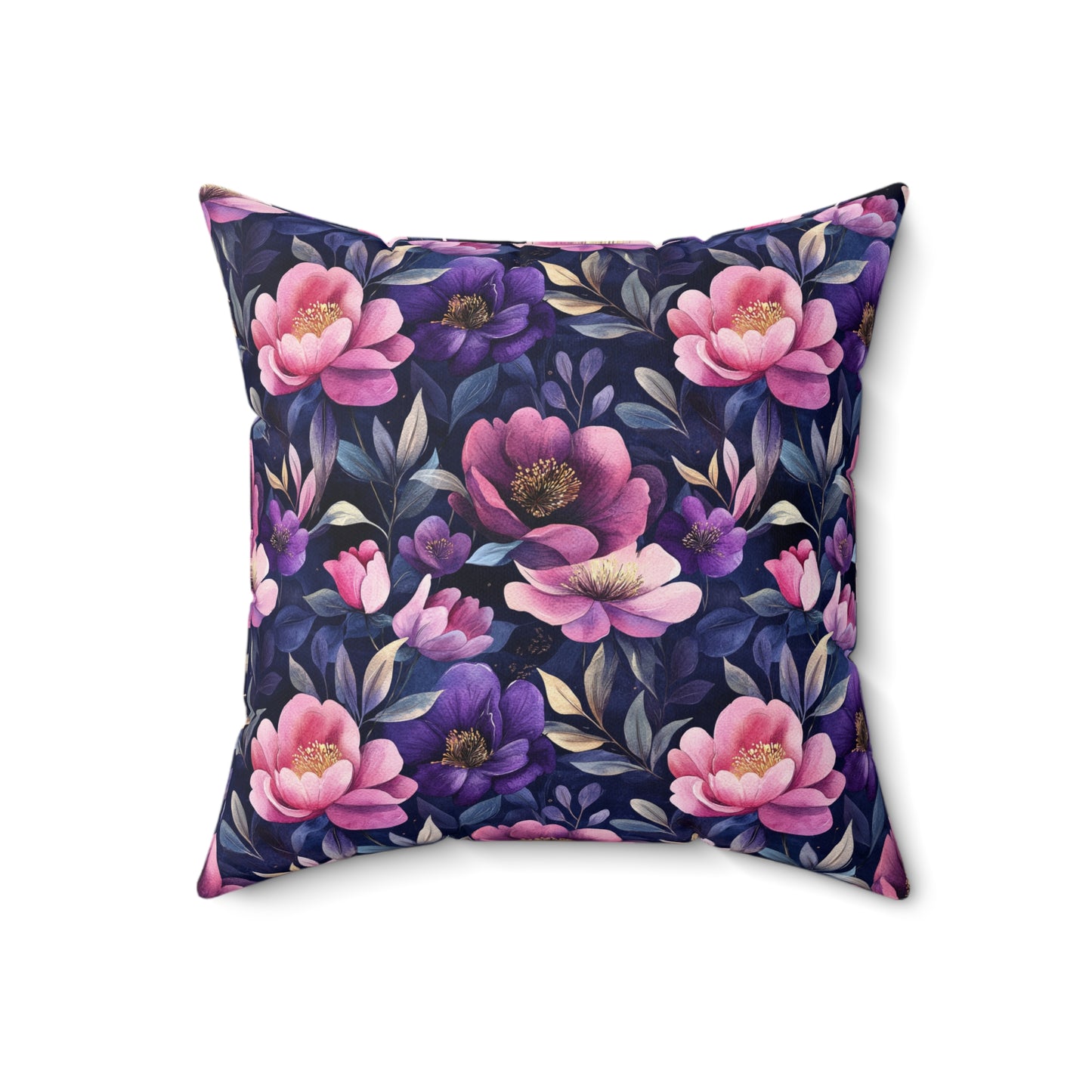 Floral Decorative Pillow - Cozy Floral Cushion, Accent Throw Pillow, Home Decor, Flower Print Pillow, Grandma Gift, Living Room