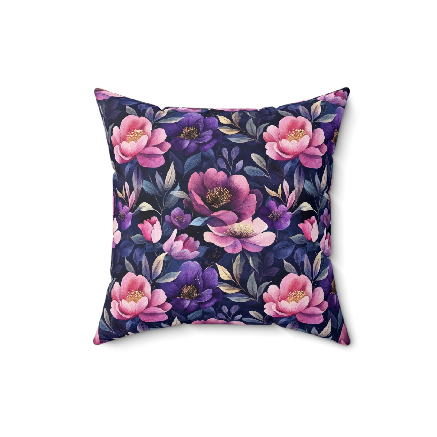 Floral Decorative Pillow - Cozy Floral Cushion, Accent Throw Pillow, Home Decor, Flower Print Pillow, Grandma Gift, Living Room